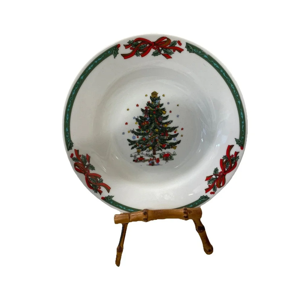 Christmas In The Park Soup Bowls Set Of Three 8 in